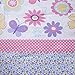 Comfort Spaces Happy Daisy Comforter Set - Vibrant Color and Addorable Print, Cozy Bedding with Matching Shams, Decorative Pillow, Butterfly and Floral Pink/Blue, Twin/Twin XL 3 Piece