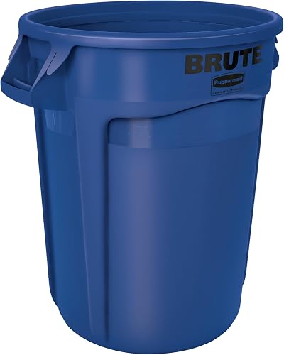 Rubbermaid Commercial Brute Round Container 121.1 L Blue FG263200BLUE