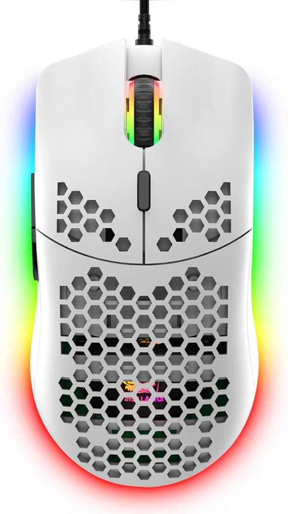 ZIYOULANG Wired Gaming Mouse, 69G Shell Lightweight Mouse
