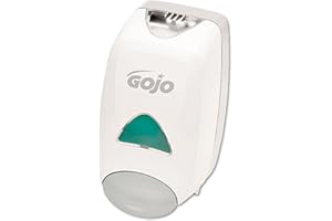 GOJO FMX-12 Push-Style Foam Soap Dispenser, Dove Grey, for 1250 mL GOJO FMX-12 Hand Soap Refills (Pack of 1) - 5150-06