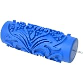 Nichiyo 5''Decorative Pattern Paint Roller for Wall Art | Reusable Rubber Texture Roller, Creates Brick/Wood Grain Patterns, For Walls, Furniture, Floors, Hdiy Home Decor Tool(0101Y)