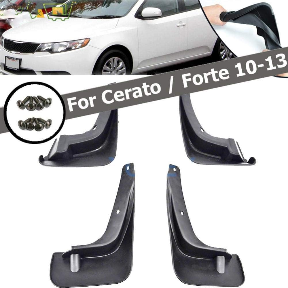 Set Molded Car Mud Flaps for Kia Forte/Cerato 2009-2013 Mudflaps Splash Guards Mud Flap Mudguards 2010 2011 2012 Accessories