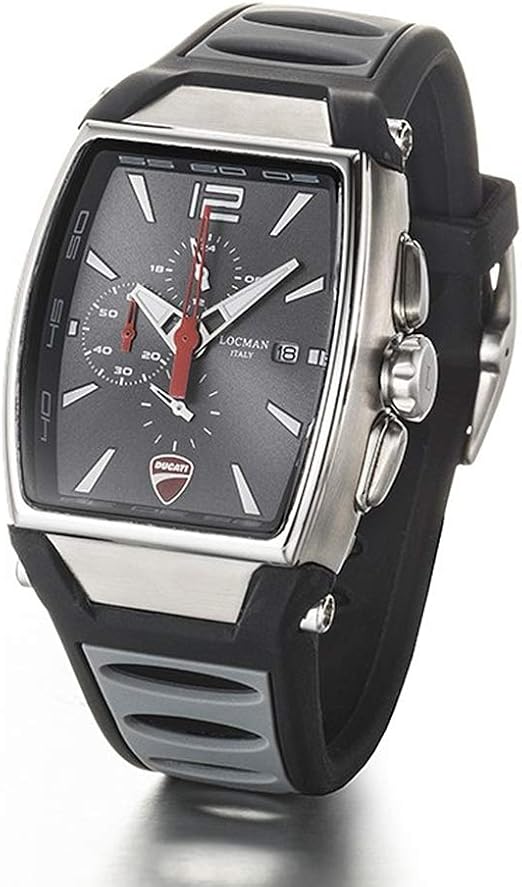 Cronografo uomo ducati acciaio e titanio nero locman D550A07S00GYWHSA