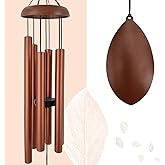 ASTARIN Wind Chimes for Outside Deep Tone,36 Inch Windchime Outdoors,Chimes for Outdoors,Sympathy Wind Chimes Memorial for Mom Dad,Red Copper