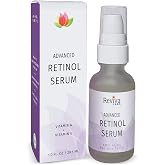 Advanced Retinol Serum, 0.1% Retinol Anti-Aging Face Serum | Smooths fine lines &amp; wrinkles look, radiant complexion, hydrating retinol treatment, all skin types