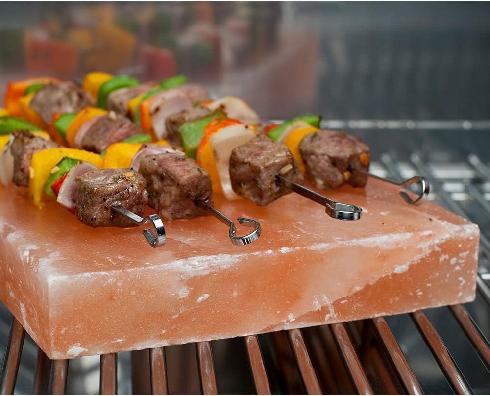 Charcoal Companion CC6036 Himalayan Salt Plate, 12 by 8 by 1.5": Garden & Outdoor