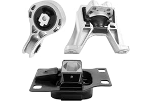 Engine Motor Mount Set Compatible with 2008 2009 2010 2011 Focus 2.0L Auto 3PCS, Replace A5495 A2986
