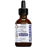 Quantum Nutrition Labs Fermented Melatonin Drops - Melatonin Liquid for Adults, Sleep Support, Made with Organic Ingredients, Vegan Friendly - 2 Fl Oz (54 Servings)