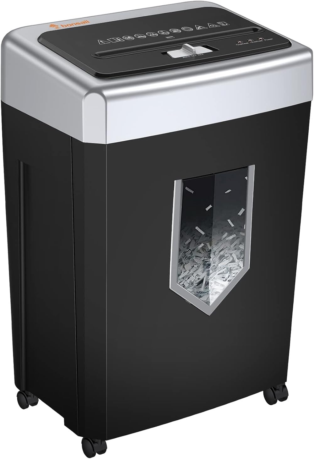 Bonsaii 15-Sheet Cross Cut Shredder C169-B 60dB 18L Jam Proof Office
