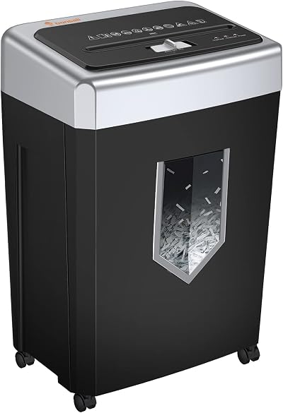 Bonsaii 15-Sheet Cross Cut Shredder C169-B 60dB 18L Jam Proof Office