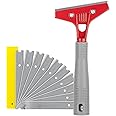 Bates- Razor Blade Scraper, 4" Scraper Tool with 10 Extra Scraper Blades, Paint Scraper Tool, Floor Scraper, Razor Scraper, Glass Scraper, Scraper for Cleaning, Window Scraper, Cleaning Scraper