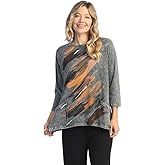 Jess & Jane Women's Coloring Mineral Washed Patch Pocket Cotton Tunic