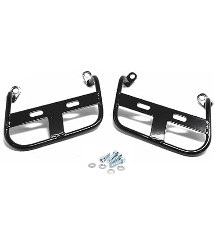 thumbnail image 2 of Chrome Saddlebag Support Brackets For Harley-Davidson Softail 1984-Up – Bar Mount 2 of 6