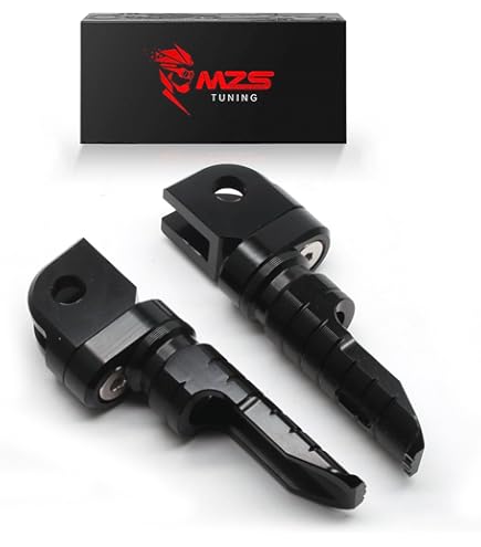 Amazon.com: LEDISHUN Motorcycle Rider Front Foot Peg