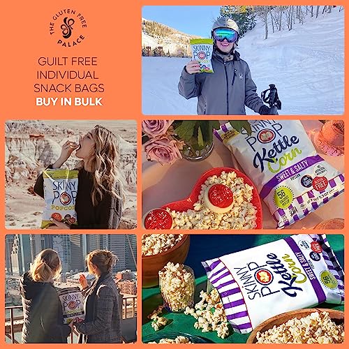 SkinnyPop Popcorn Variety Pack Pack of 18 Snack Packs In 3 Popcorn