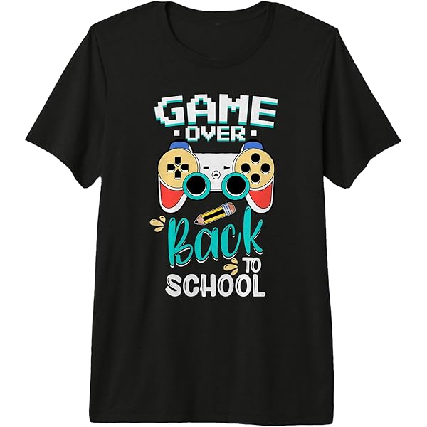 Amazon.com: Game Over Back To School Funny Student Gamer Geeks