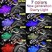 Car LED Strip Light,Hidoer New Generation Interior 4 Pcs 7 Colors RGB LED Lighting Kit Under Dash USB Atmosphere Starry Star Multicolor Neon Lamps Strip for Decoration with Wireless Remote Controlthumb 3