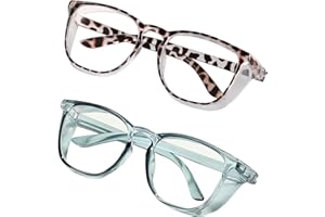 LASMEX Stylish Safety Glasses Goggles for Women Girls Anti-fog Glasses Protective Eyewear Clear Glasses