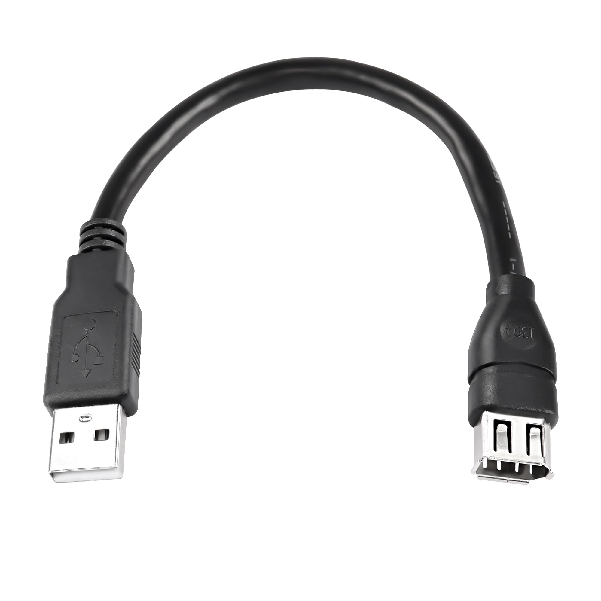 MEIRIYFA Firewire 1394 6 Pin to USB Adapter Cable, Firewire IEEE 1394 6 Pin Female to USB 2.0 Type A Male Data Transfer Converter Cable for Printer, Digital Camera, Scanner, Hard Disk (20CM)