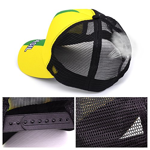 2018 Russia World Cup Fans Baseball Cap Hats, Brazil National Team Adjustable Soccer Cap