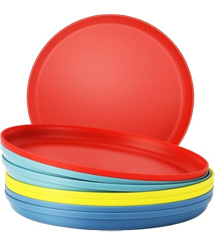 Set 4 Piatti Rotondi Tupperware 20,3 Cm | Open House Floresta, Rosso, Lavabili In Lavastoviglie - 2