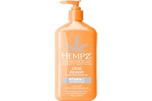 Hempz Body Lotion - Citrus Blossom Limited Edition Daily Moisturizing Cream with Vitamin C, Shea Butter, Aloe, Orange Extract, Hemp Seed Oil Body Moisturizer -17 Fl Oz