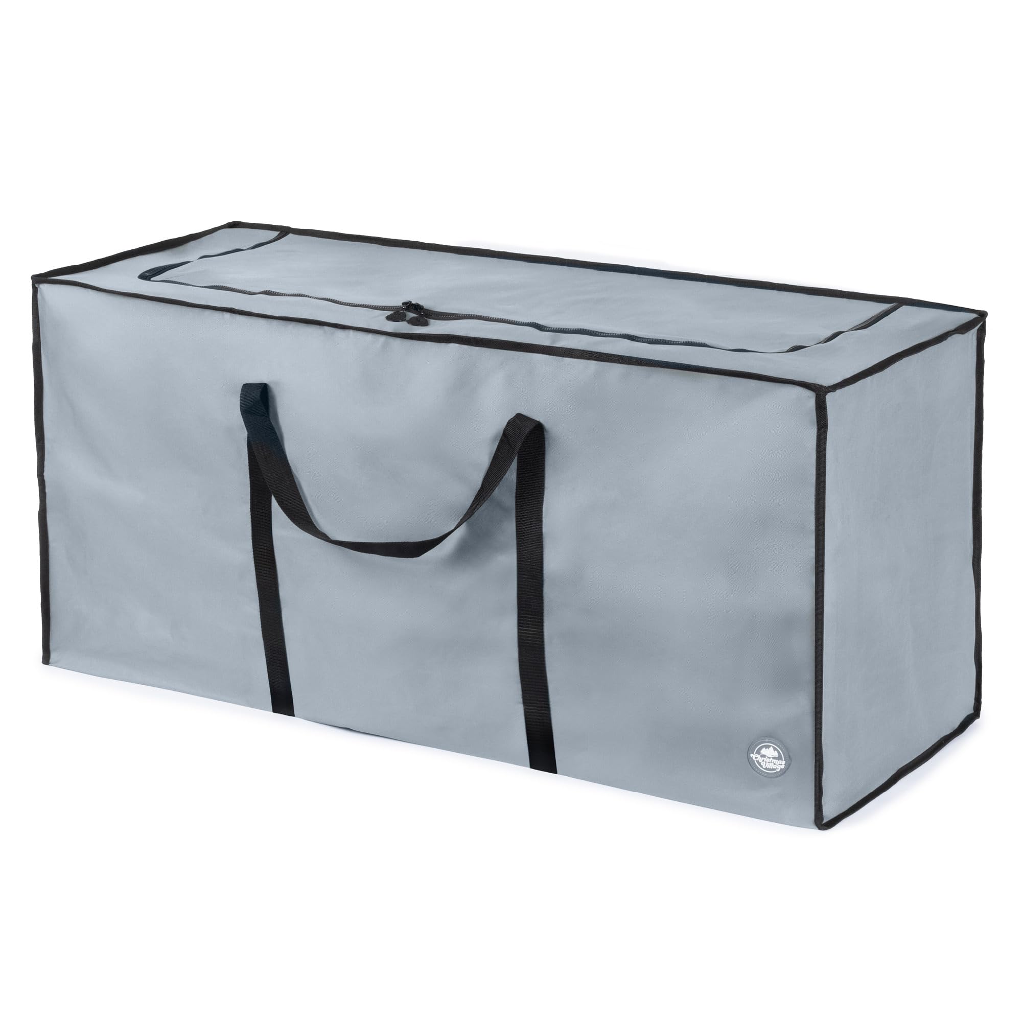 LIVIVO 7ft Christmas Tree Storage Bag - Heavy Duty Large Christmas Tree Bag with Full Length Double Stitched Zip and Carry Handles (7ft Xmas Tree Storage Bag)