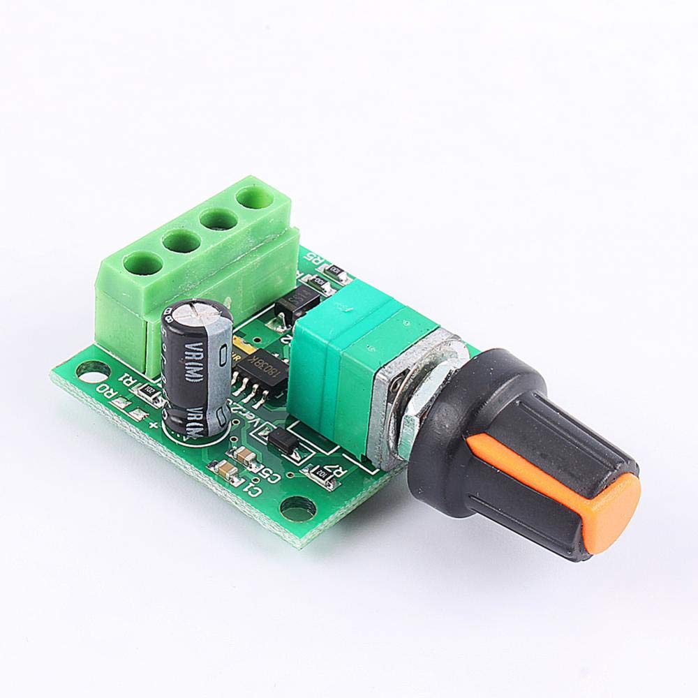 PWM DC Motor Speed Controller DC 1.8V-15V Wide Voltage 2A Speed Adjustable Switch Module Variable Voltage Regulator