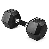 Yes4All Hex Dumbbell Rubber Grip - Premium heavy