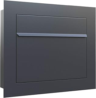 Unterputz-Briefkasten, Design Einbaubriefkasten Sora Anthrazit - Bravios