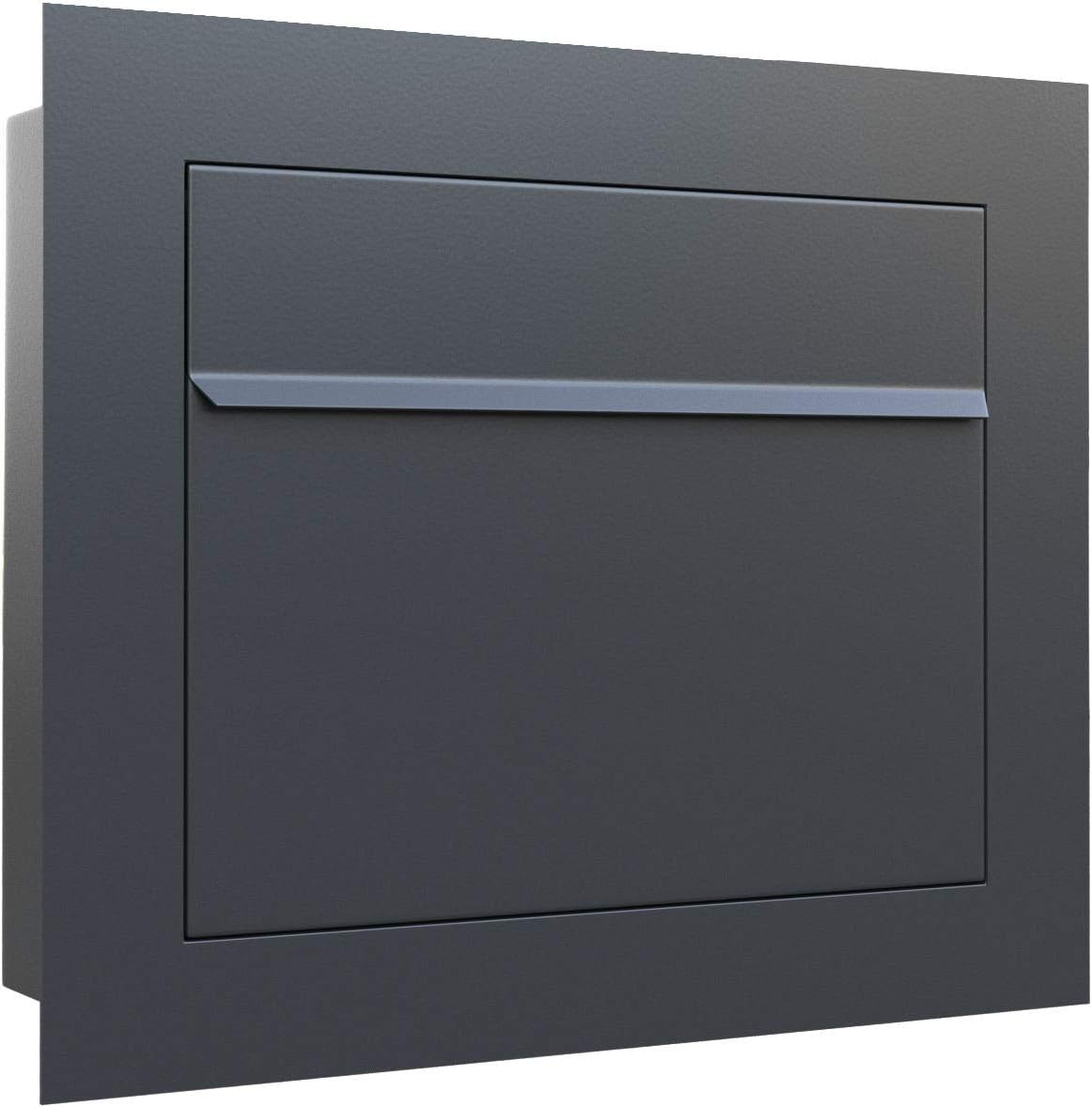 Unterputz-Briefkasten, Design Einbaubriefkasten Sora Anthrazit - Bravios