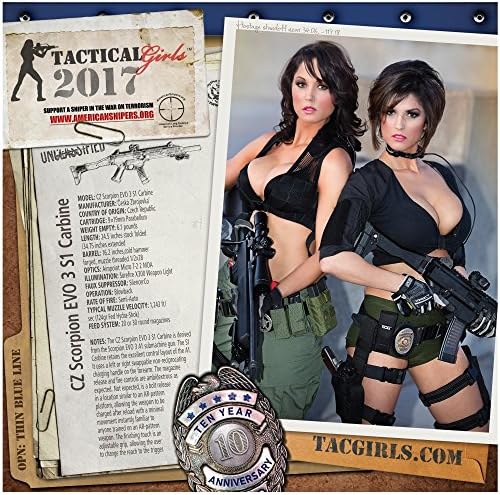 2017 TACTICAL GIRLS Wall Calendar