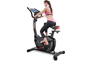HARISON Magnetic Exericse Bike with Bluetooth, Upright Exercise Bike Stationary Bikes for Home 350 lbs Capacity