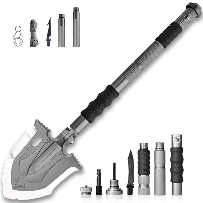 Zune Lotoo Annihilate Tactical Shovel Camping(FA3),6 Shifts with One