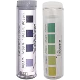 FryOilSaver Sanitizer Test Kit Combo, 100x QR5 &amp; 100x Chlorine Test Strips | QR5 Quat Sanitizer Strips w/ 0-400 PPM Range, Chlorine Test Strips w/ 0-200 PPM Range, For Food Service, Bar and Restaurant