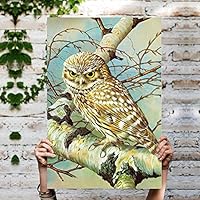 Canvas Wall Art Birds on The Branch Canvas Prints Home Artwork Decoration for Living Room,Bedroom - 12x18 inches