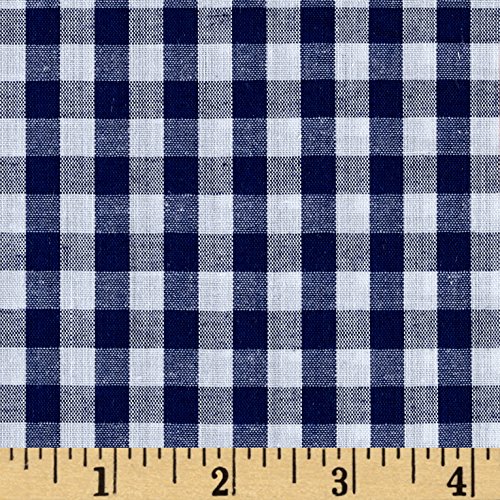Richland Textiles Richcheck 60in Gingham Check 1/4in Navy Fabric By The Yard