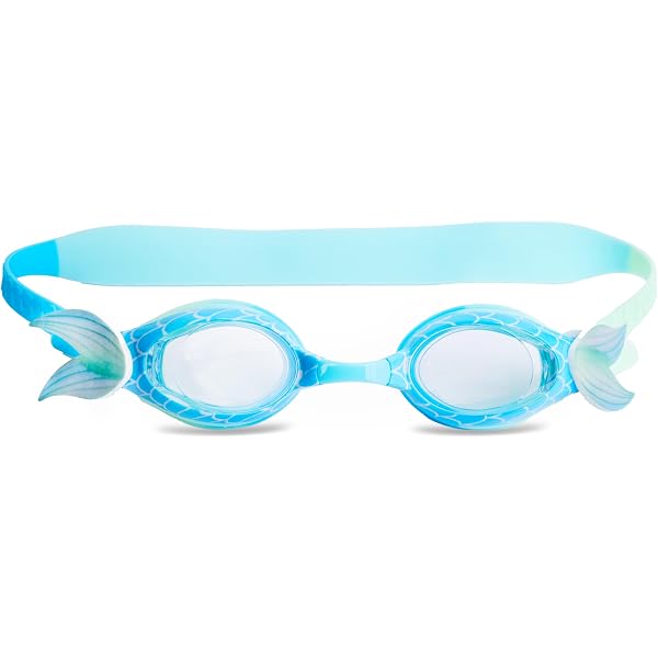 Pan Oceanic LTD - Gafas De Natación Para Niños Con Funda, Unicornio Arcoíris