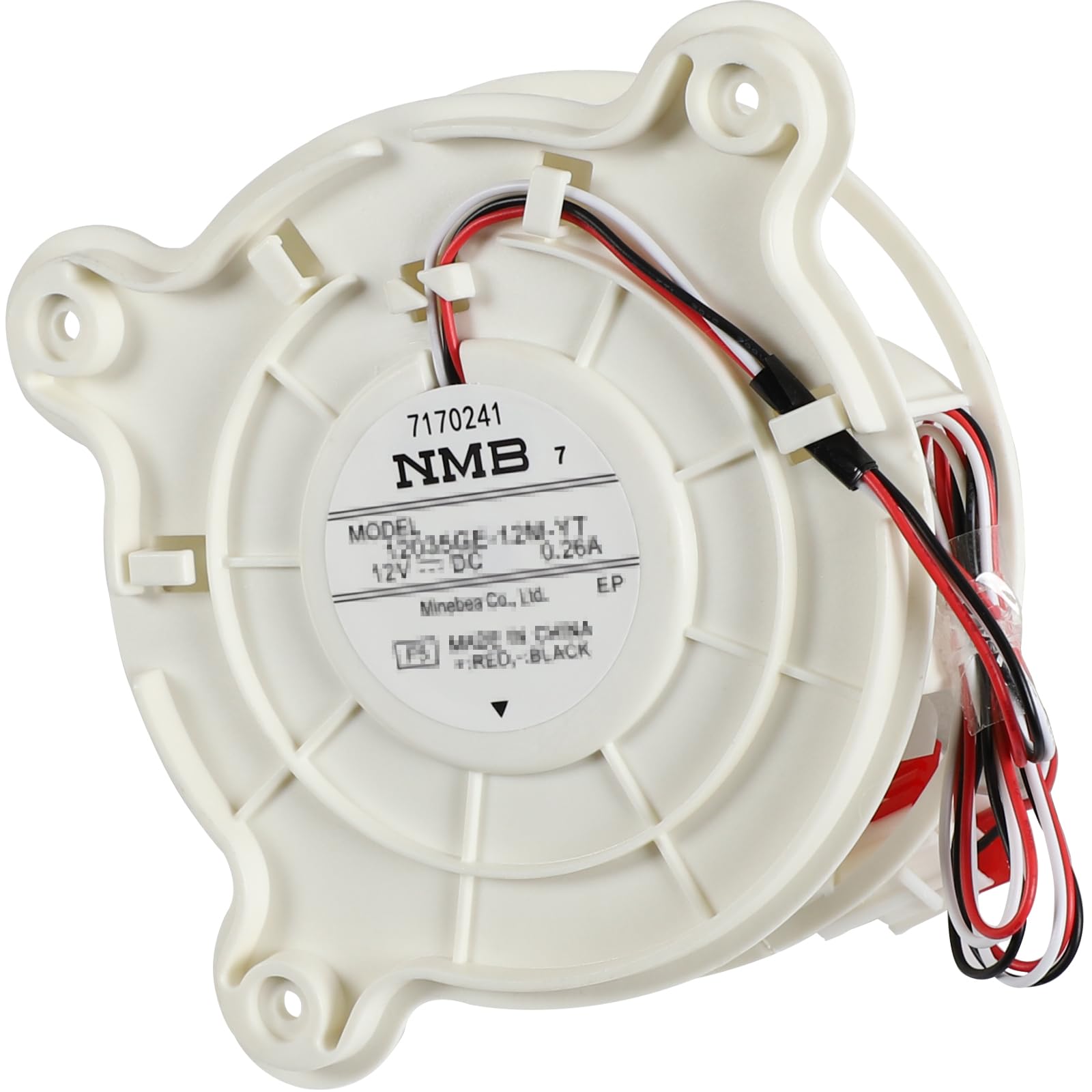 Photo 1 of DA31-00334D Refrigerator Evaporator Fan Motor Compatible with Samsung, Replaces DA31-00287C DA31-00334B Refrigerator Fridge Motor Fan, DC 12V 0.26A