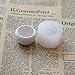 Jeteven Flower Pot Silicone Rubber Molds Candle Soap Bottle Mold Handmade Craft Mold DIY Garden Planter Vase Ashtray Mould Tool 6 x 1.5 x 3.2cm White