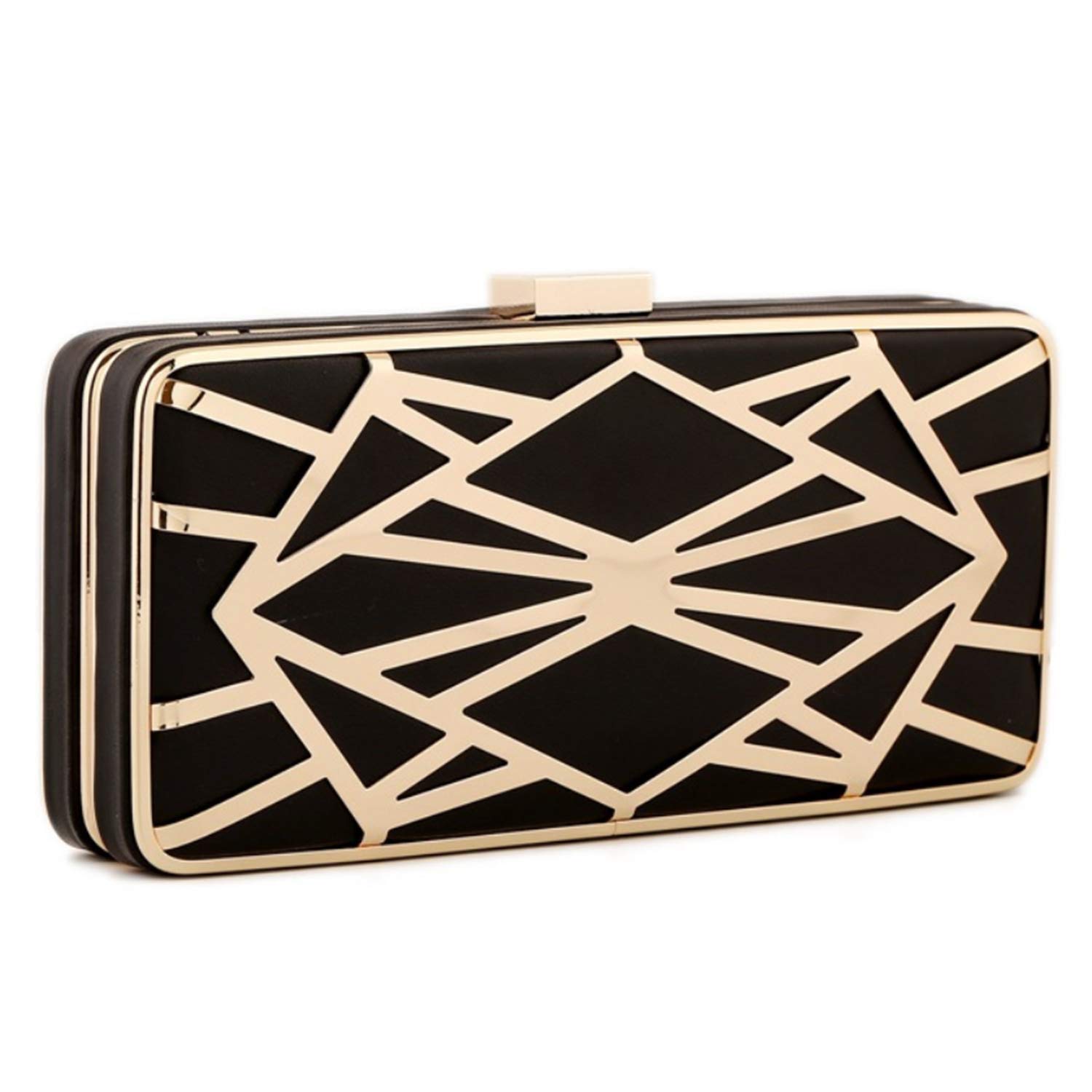 VESIA Creative Metal Hollow Totes Fashion Purses for Women Evening Clutches Wedding Handbags