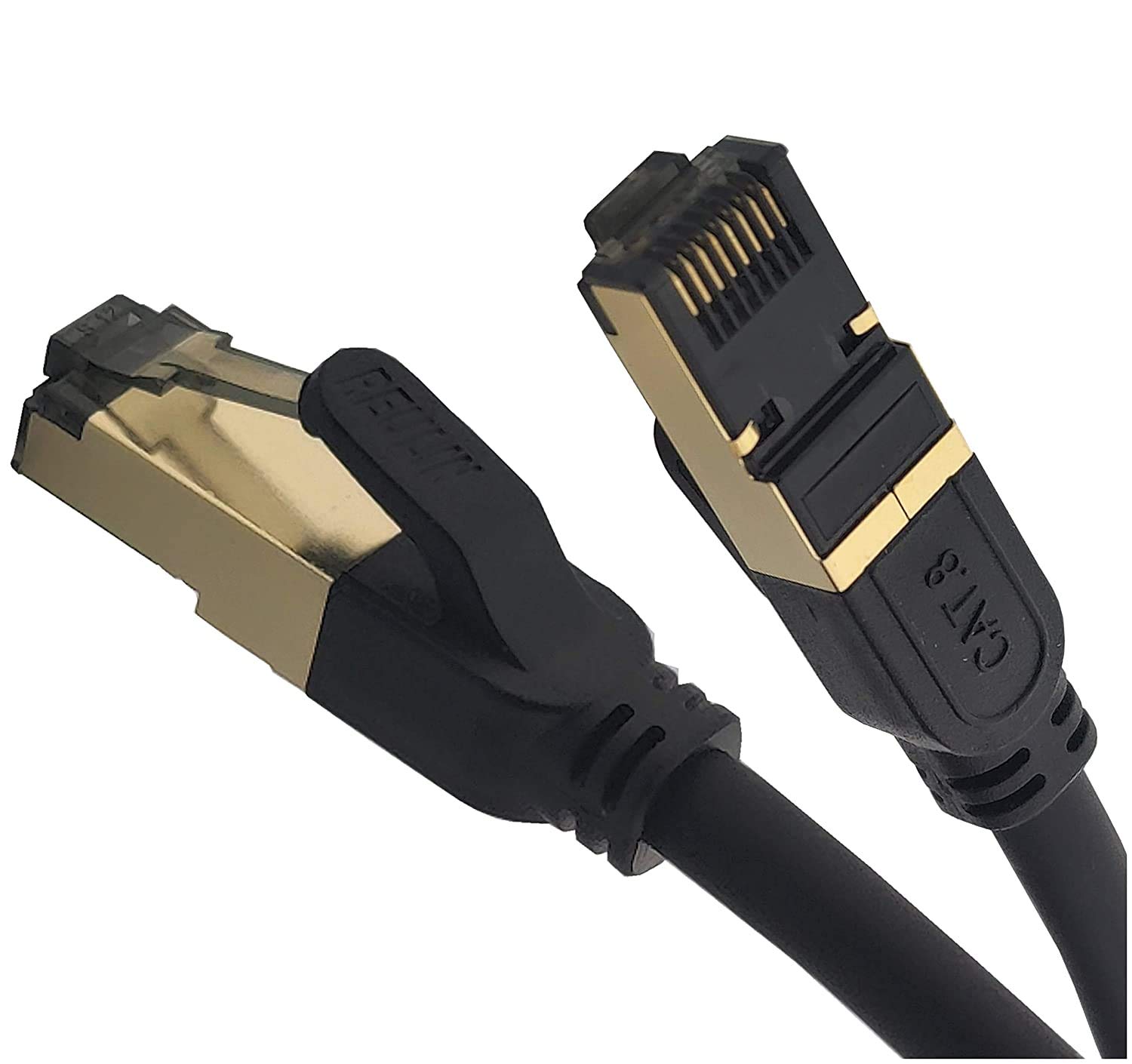 Reulin SSTP Stranded Copper 5m Cat 8 Fast High Speed Internet Ethernet Cable 5,0 M 40-G RJ45 LAN Patch Cord For Network Switch Gaming Console Router Modem Smart TV Docking Station PC