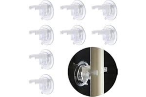 NONNO&ZGF 8 Pack Christmas Candle Holder Clamps with Suction Cups - Ideal for Christmas Celebration Candles,Candlesticks Holders for Window Candles