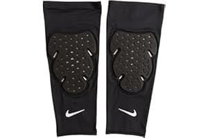 NIKE PRO STRONG LEG SLEEVES PAIR BLACK/BLACK/WHITE L/XL
