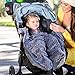 J.L. Childress Cuddle 'N Cover Stroller Blanket - Soft Baby Blanket for Travel, Car Seat, & Strollers, All-Weather Sun & Shade Protection for Infant & Toddler, Silky & Minky Fabric - 30