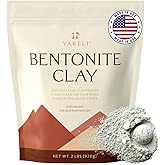 YARELI Bentonite Clay Powder Facial Mask & Cleansing Bath, Pure Indian Healing Clay, 2lb (32oz)