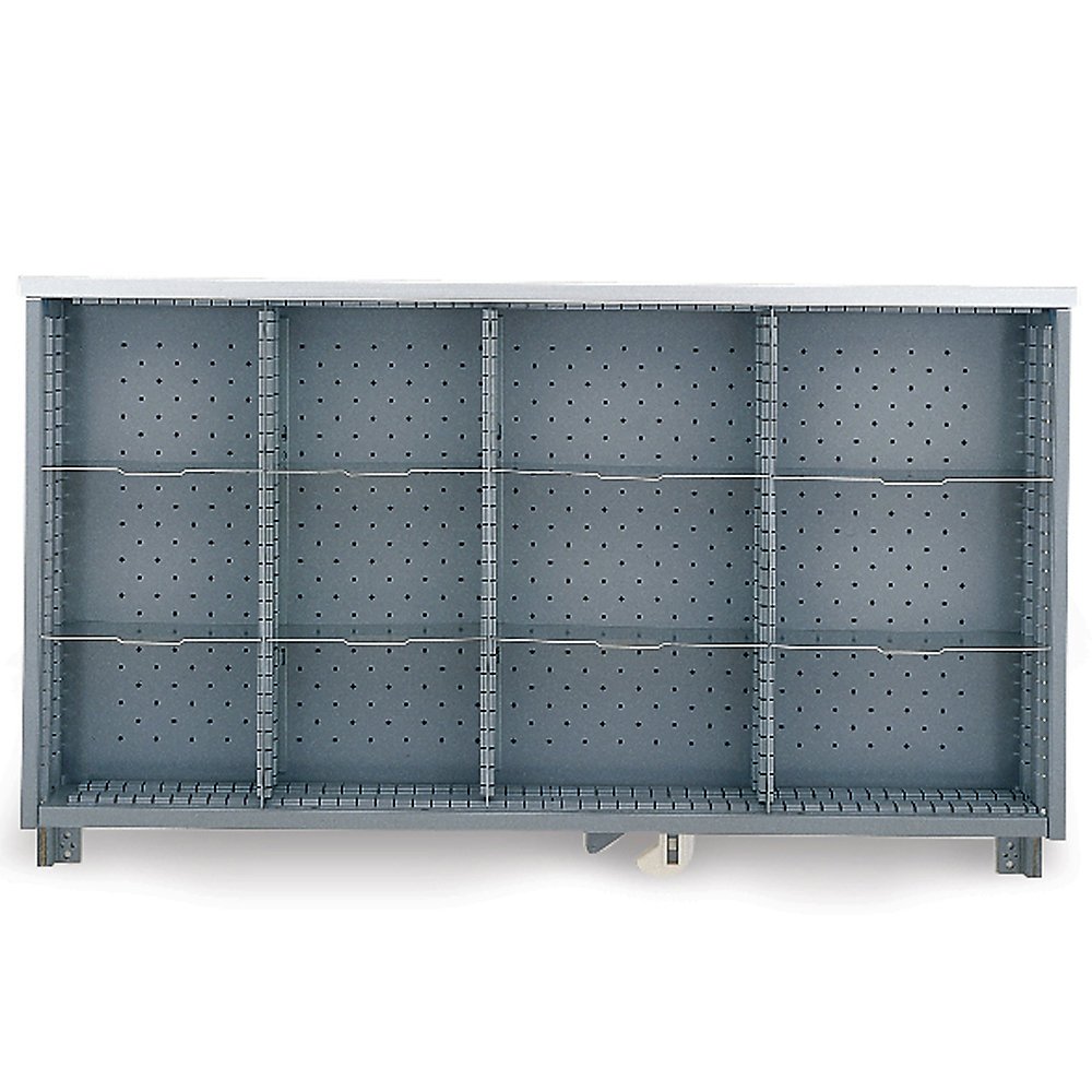 Amazon Com Lista Drawer Dividers For Wide Profile Shallow Depth Drawer Cabinets Fits Front Drawer Height 9 3 4 4 Compartment Kit Industrial Scientific