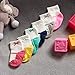 Carter's Girl 6-Pack Socks with Grippers, Crew-Mary Jane with Bow, 0-3 Months