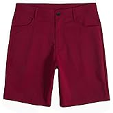 DELCARINO Men's Slim Fit Casual Golf Shorts Light-Stretch Dress Basic Shorts Classic-Fit 9" inch with 4 Pockets