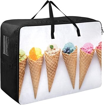 Bolsa de almacenamiento de ropa Colorido helado Organización y